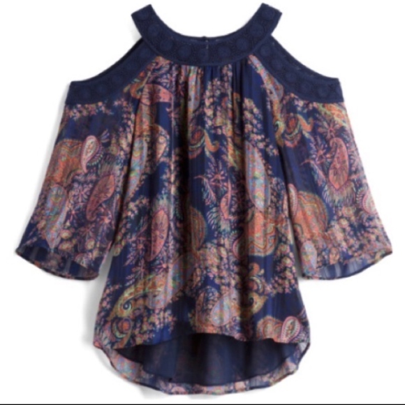 Daniel Rainn Tops - Daniel Rainn – Disanto Cold Shoulder Blouse